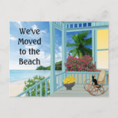 住所はがきの水色変更 案内ポストカード (正面)