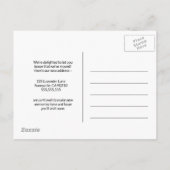 住所はがきの海辺ビューの変更 | 新しいホーム 案内ポストカード (裏面)