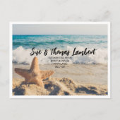 住所はがきの海辺ビューの変更 | 新しいホーム 案内ポストカード (正面)