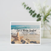 住所はがきの海辺ビューの変更 | 新しいホーム 案内ポストカード (スタンド正面)