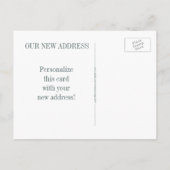 住所はがきの「引越し」変更 案内ポストカード (裏面)