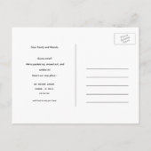 住所はがきのPineapple変更 | 熱帯性 案内ポストカード (裏面)