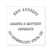 住所を変えた セルフインキングスタンプ (デザイン)