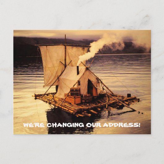 「住所を変更する」注カスタマイズ文 案内ポストカード (正面)