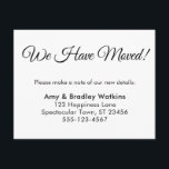 住所エレガントの変更をシンプル行った エンクロージャーカード<br><div class="desc">お保友達や家族が新しい住所を持ち始めた際に使う配布資料をシンプル提供する。結果としてエレガント伝統的は、スクリプトは単純なサンセリフフォントと組み合わされてかわいらしいた。すべてのレイヤが個別に追加され離れ、ロックが解除されて与え、完全なデザイン制御を実行できた。サイズ、フォント、色、位置を合わせて変更！</div>