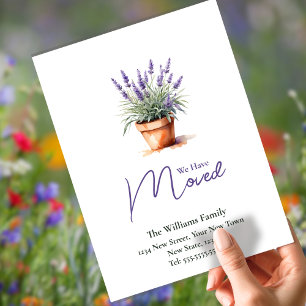 住所エレガントの変更  お知らせ ポストカード