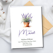 住所エレガントの変更 |お知らせ ポストカード