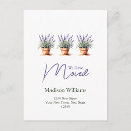 住所エレガントの変更 |お知らせ ポストカード