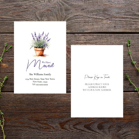 住所エレガントの変更 |お知らせ 名刺