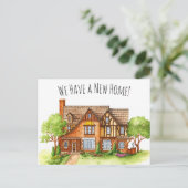 住所カラフルはがきの英文タグの変更 ポストカード (スタンド正面)