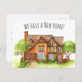 住所カラフルはがきの英文タグの変更 ポストカード (正面/裏面)