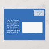 住所カードのタイプライター変更 案内ポストカード (裏面)