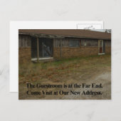 住所カードの変更:ゲストルーム 案内ポストカード (正面/裏面)