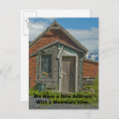住所カードの変更：マウンテンビュー 案内ポストカード (正面/裏面)