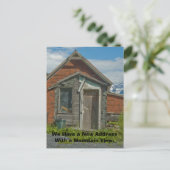 住所カードの変更：マウンテンビュー 案内ポストカード (スタンド正面)