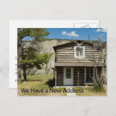 住所カードの変更：ログキャビン2 案内ポストカード (正面/裏面)