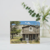 住所カードの変更：ログキャビン2 案内ポストカード (スタンド正面)