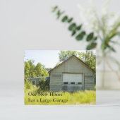 住所カードの変更:大ガレージ 案内ポストカード (スタンド正面)