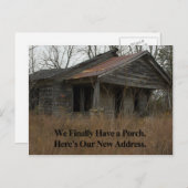 住所カードの変更:新規ポーチ 案内ポストカード (正面/裏面)