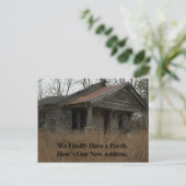 住所カードの変更:新規ポーチ 案内ポストカード (スタンド正面)