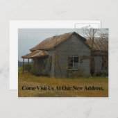 住所カードの変更：来お問い合わせ 案内ポストカード (正面/裏面)