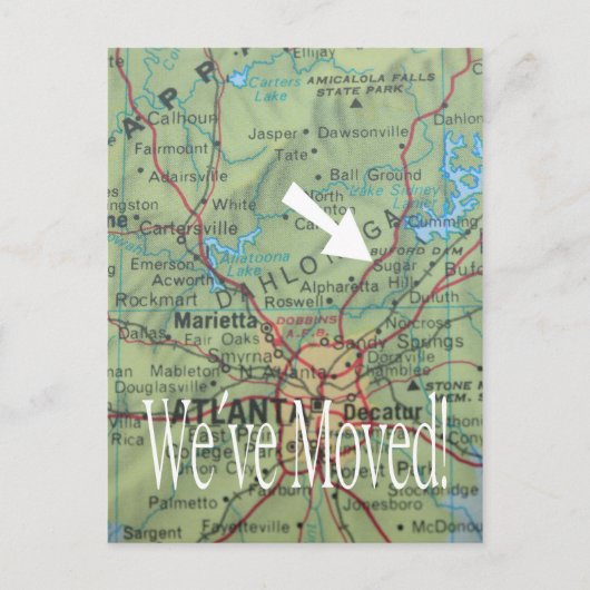 住所カードの変更 案内ポストカード (正面)