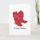 住所カードの新しいホーム変更 案内状 (正面)