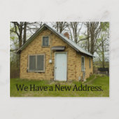 住所カードの新しい住所変更 案内ポストカード (正面)