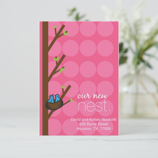 住所カード 案内状 (スタンド正面)