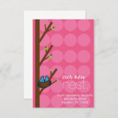 住所カード 案内状 (正面/裏面)