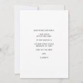 住所シンプルの変更を移動した写真の移動 案内状 (裏面)