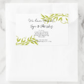 住所シールの変更 長方形シール (バッグ)