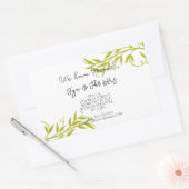 住所シールの変更 長方形シール (封筒)