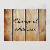 住所スタイリッシュの変更告知書 案内ポストカード (正面)