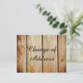 住所スタイリッシュの変更告知書 案内ポストカード (スタンド正面)
