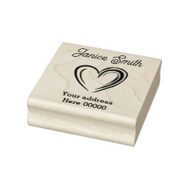 住所スタンプ ラバースタンプ