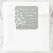 住所ステッカーの変更 スクエアシール (バッグ)