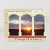 住所パーソナライズされたの変更 案内ポストカード (正面/裏面)