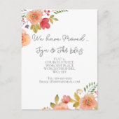 住所フローラはがきエレガントの変更 ポストカード (正面)