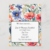 住所フローラはがき 案内ポストカード (正面)