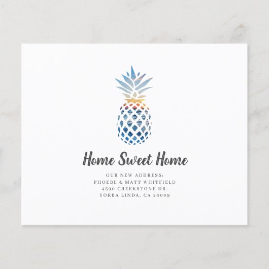 住所モダンの変更の告知 (正面)