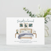 住所モダンの変更 案内状 (スタンド正面)