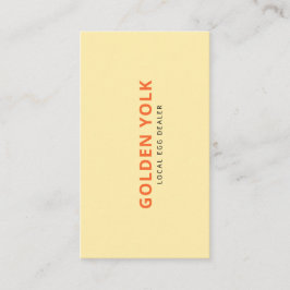 住所モダン付きカスタム卵販売業者会社名 名刺