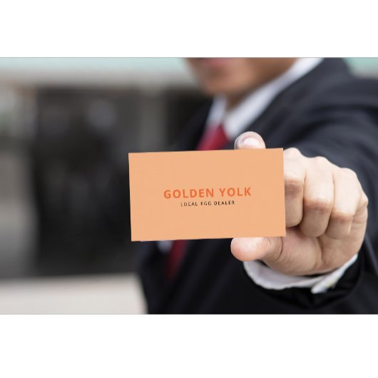 住所モダン付きカスタム卵販売業者会社名 名刺
