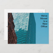 住所モダン変更建物写真 ポストカード (正面/裏面)