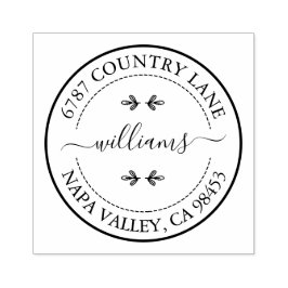 住所ラバースタンプの作成 ラバースタンプ