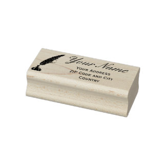 住所ラバースタンプ – ヴィンテージクイル ラバースタンプ