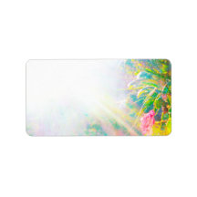 住所ラベルのクールな設変スタイル設計