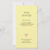 住所レタリングの変更を移しお洒落た (裏面)