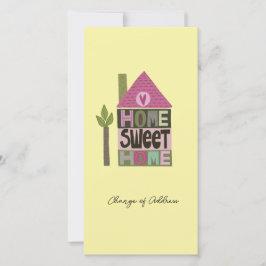 住所レタリングの変更を移しお洒落た